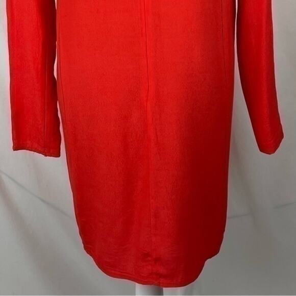 Anthropologie Everly Tangerine Office To Date Night  Dress NWOT Size M - Picture 8 of 13